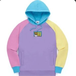 Teddy fresh x SpongeBob color block hoodie